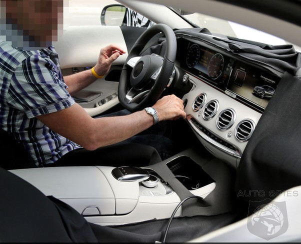 Spied The Mercedes Benz S Class Coupe S Interior Is