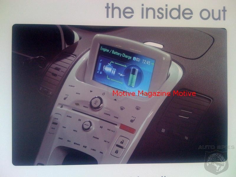 Spy photos: Chevrolet Volt Interior