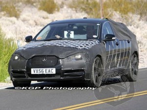 New spy photos of the Jaguar XF