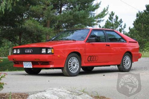 Old audi coupe