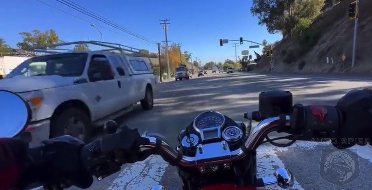 WATCH! Motorcyclist Minding Their Own Business Is At The WRONG PLACE AT THE WRONG TIME!