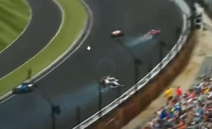 Dramatic Crash at 107th Indy 500: Spectators Stunned As Car Flips And Tire Soars Over Fences!