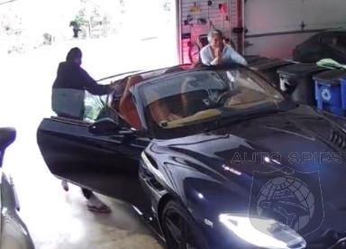 WATCH! Men CARJACK And ASSAULT Owner Of Aston Martin In Connecticut. IN, His GARAGE!