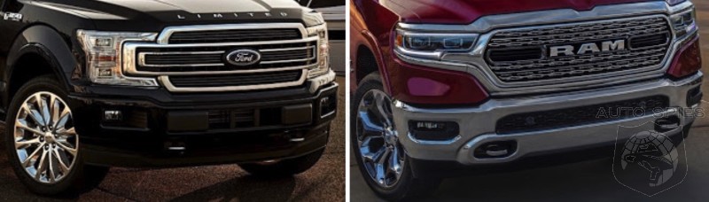 FACE OFF: Who's Face Is HOTTER? Ford F-150 Or RAM?
