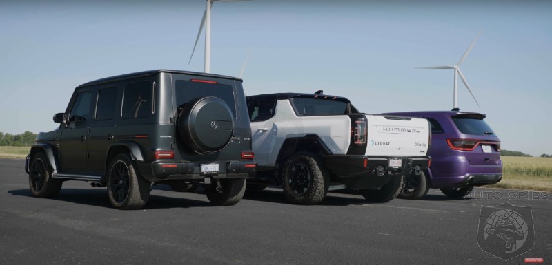 WATCH: 2022 Hummer EV Takes On Performance SUVs In A Drag Race In An Electric Vs ICE Challenge