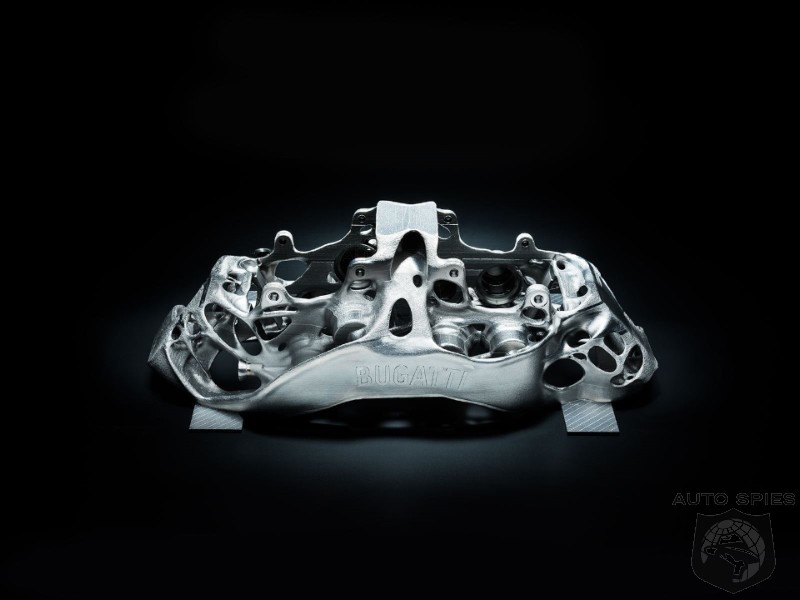 Bugatti Develops World's First 3D Printed Titanium Brake Caliper