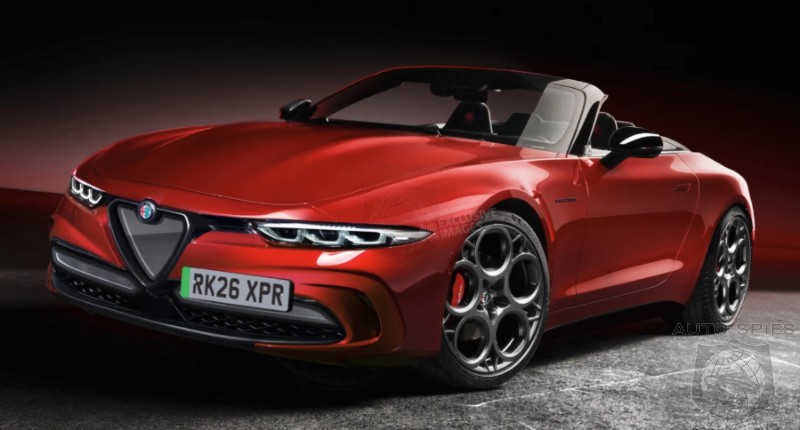 Alfa Romeo's New Electric Convertible Starting To Shape Up