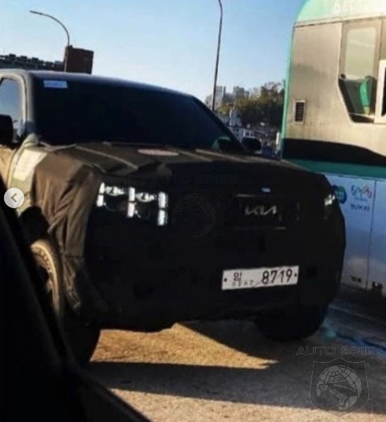 SPIED: Kia EV Pickup Truck Prototype Caught In The Wild - AutoSpies ...