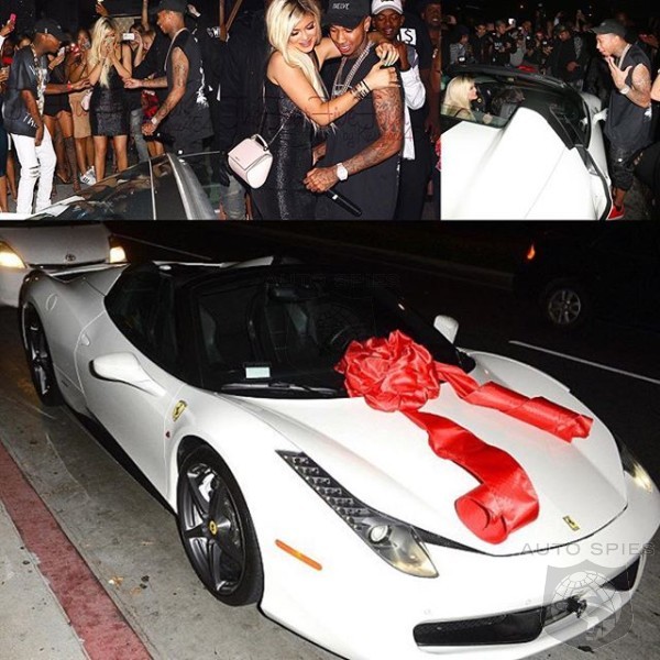 We Should Be So LUCKY: Kylie Jenner Turns 18 And Gets A $320,000 Ferrari 458 Spider From Her Boyfriend