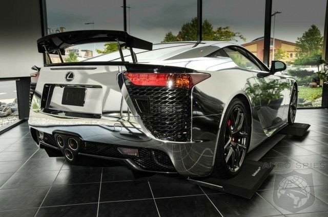 Would You Part With Almost A Million Dollars For A Chrome LFA With Only 541 Miles On It?