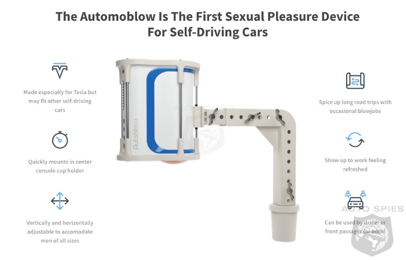 Stop The Boredom: First Automotive Sex Toy Debuts For Those Lonely Times On Autopilot