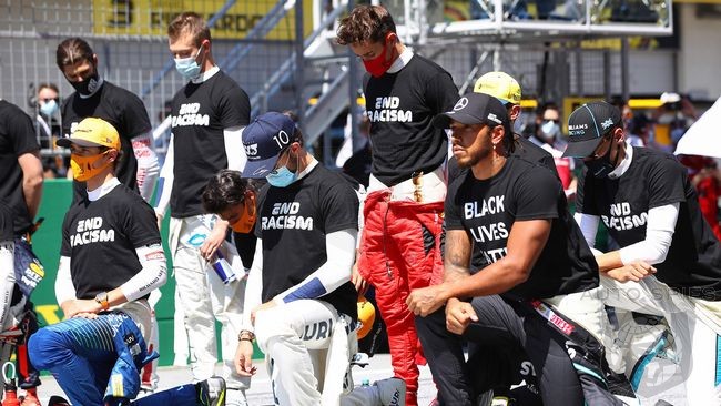 Formula One Drivers Unite Against Racism But Several Refuse To Kneel To Controversial BLM Movement