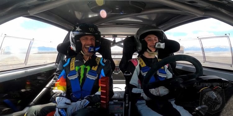 WATCH: Ken Block Teaches His 13 Year Old Daughter How To Do Donuts