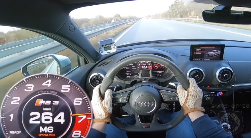 Faster Than Claimed? Watch This Audi RS3 Rip 0-60 In Under 4 Seconds