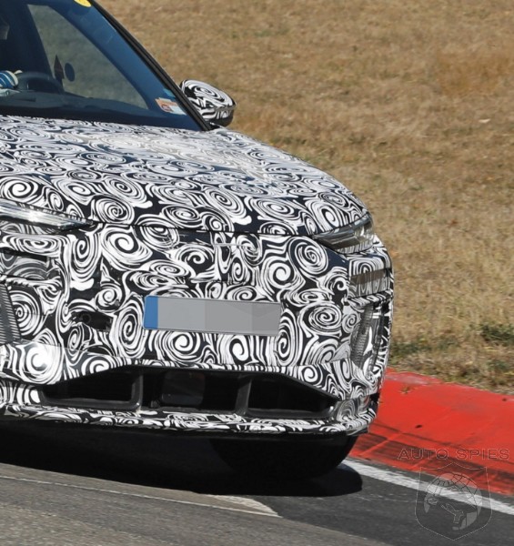 High-Performance Audi A6 E-Tron Spied Testing At The Nürburgring