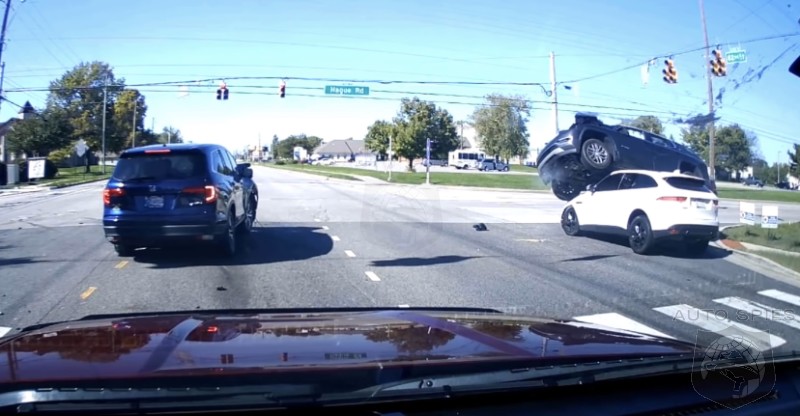 WATCH: Pedestrian Almost Taken Out In Wild Intersection Crash ...