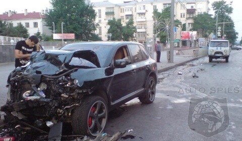 Russian Politician Drunkenly Crashes His Cayenne Turbo, Killing At Least One