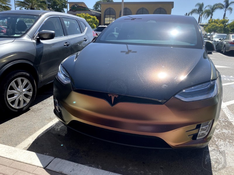 COOL Or The Decision Of A FOOL? What Do YOU Make Of This WRAPPED Tesla Model X?