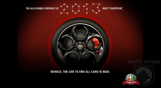 TEASED! Alfa Romeo Shows Us A Wheel And Makes A Prediction For 2013 - But 00R Doesn't Really Care