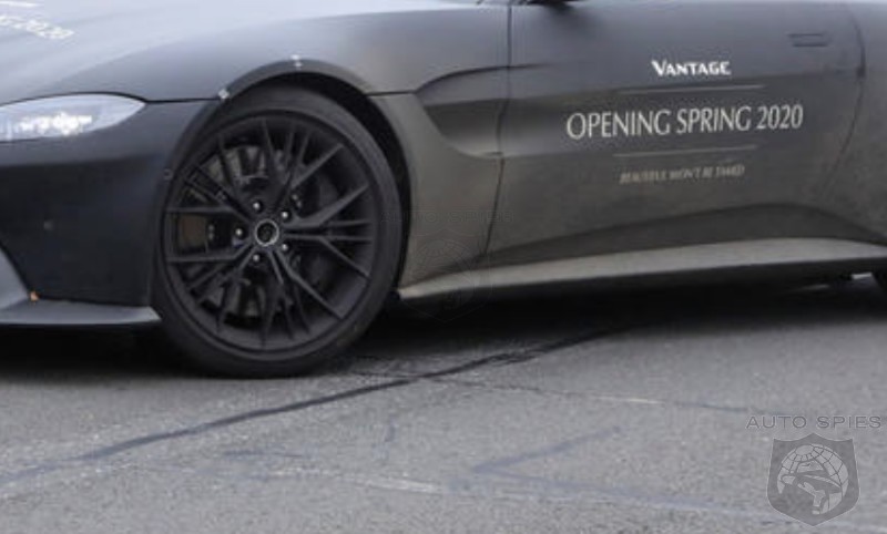 SPIED! Aston Martin's Vantage ROADSTER Is Caught On Camera For The FIRST Time
