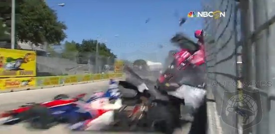 SERIOUS Crash At Grand Prix Of Houston Involving Dario Franchitti Injures 13 On The Scene