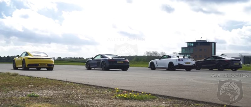 CAR WARS! Drag Race Edition: All-new Porsche 911 vs. Audi R8 vs. Nissan GT-R NISMO vs. BMW M850i