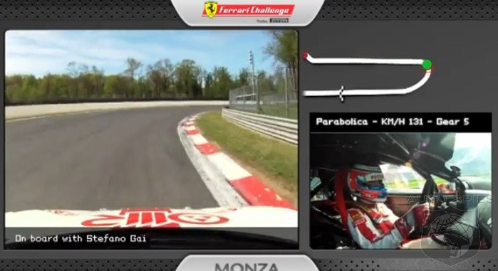VIDEO: One Lap Around Monza In A Ferrari 458 Italia Challenge