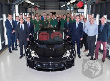The Lotus Evora Is BACK From The Dead — First Evora 400 Rolls Off The Production Line In Hethel