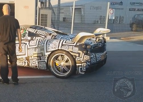 SPIED + VIDEO: Wowza! Pagani Is Stepping Up The Huayra In A BIG Way