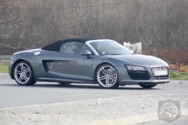 SPIED: The UPDATED Audi R8 Spyder Is Caught WITHOUT Camouflage
