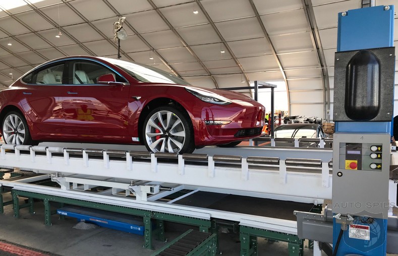 Elon Musk Expresses His LOVE For His Crew After The FIRST Tesla Model 3 Dual Motor Performance Rolls Off The Assembly Line