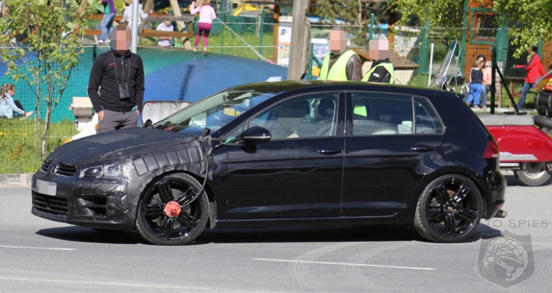 SPIED: All-NEW Spy Pics Of Volkswagen's Golf R 