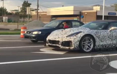 SPIED + VIDEO: Is That A DOHC V8 Under The Hood Or Is The Chevrolet Corvette ZR1 Just Happy To See Us?