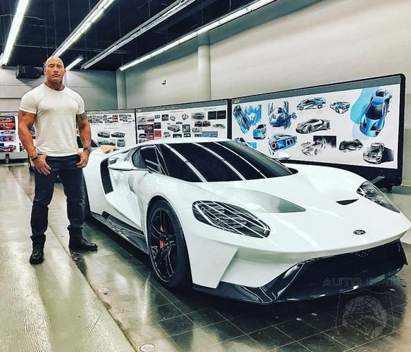 Dwayne The Rock Johnson And 2017 Ford GT – Two Superstars