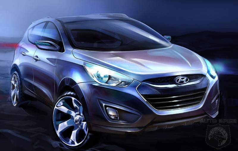 Hyundail Official Rendering and Teasers Of 2010 Tucson