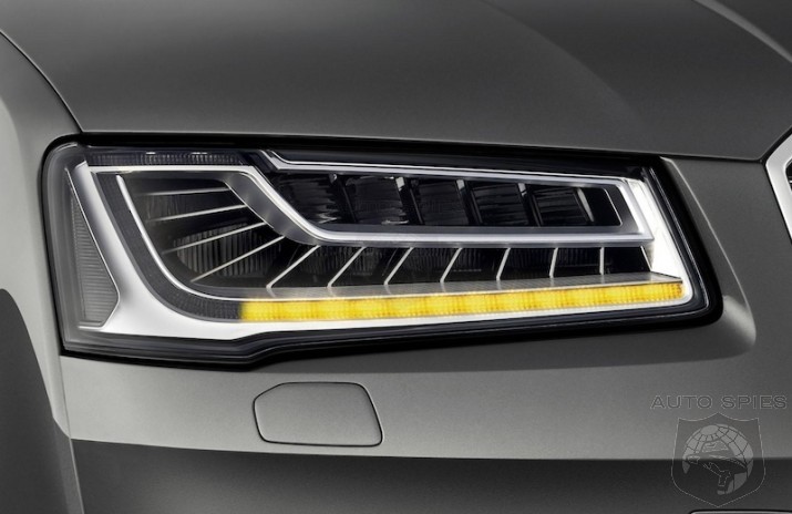New Audi A8 Teased, Will Have New LED Headlight System