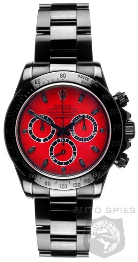 custom Rolex Daytona Ferrari red watch 
