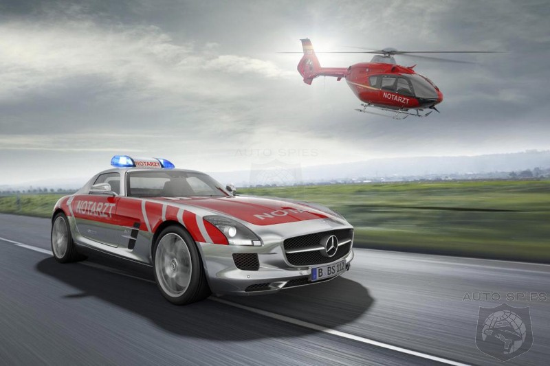 Mercedes-Benz SLS AMG Emergency Medical Vehicle is the fastest ambulance ever