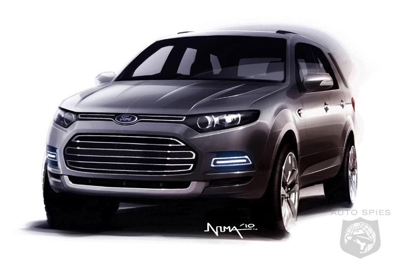 Teaser sketch of 2011 Ford Territory previews the new Escape/Kuga replacement