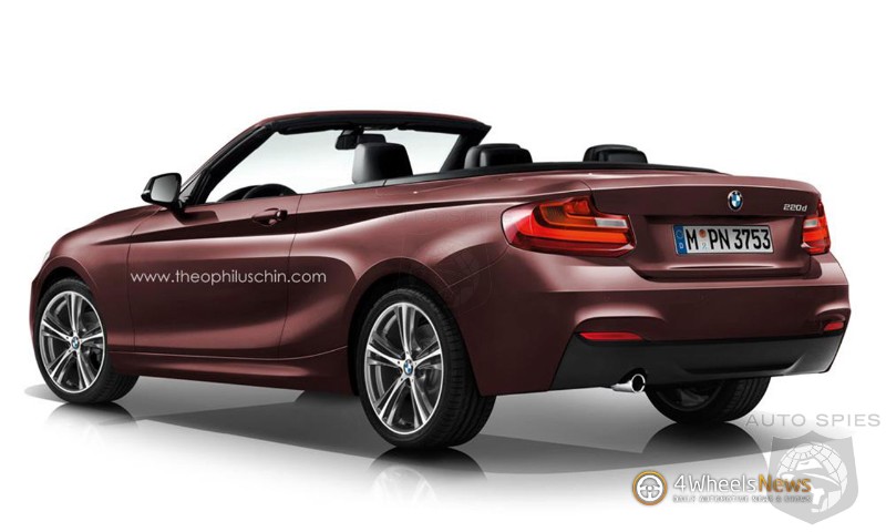 BMW 2-Series Cabriolet rendered
